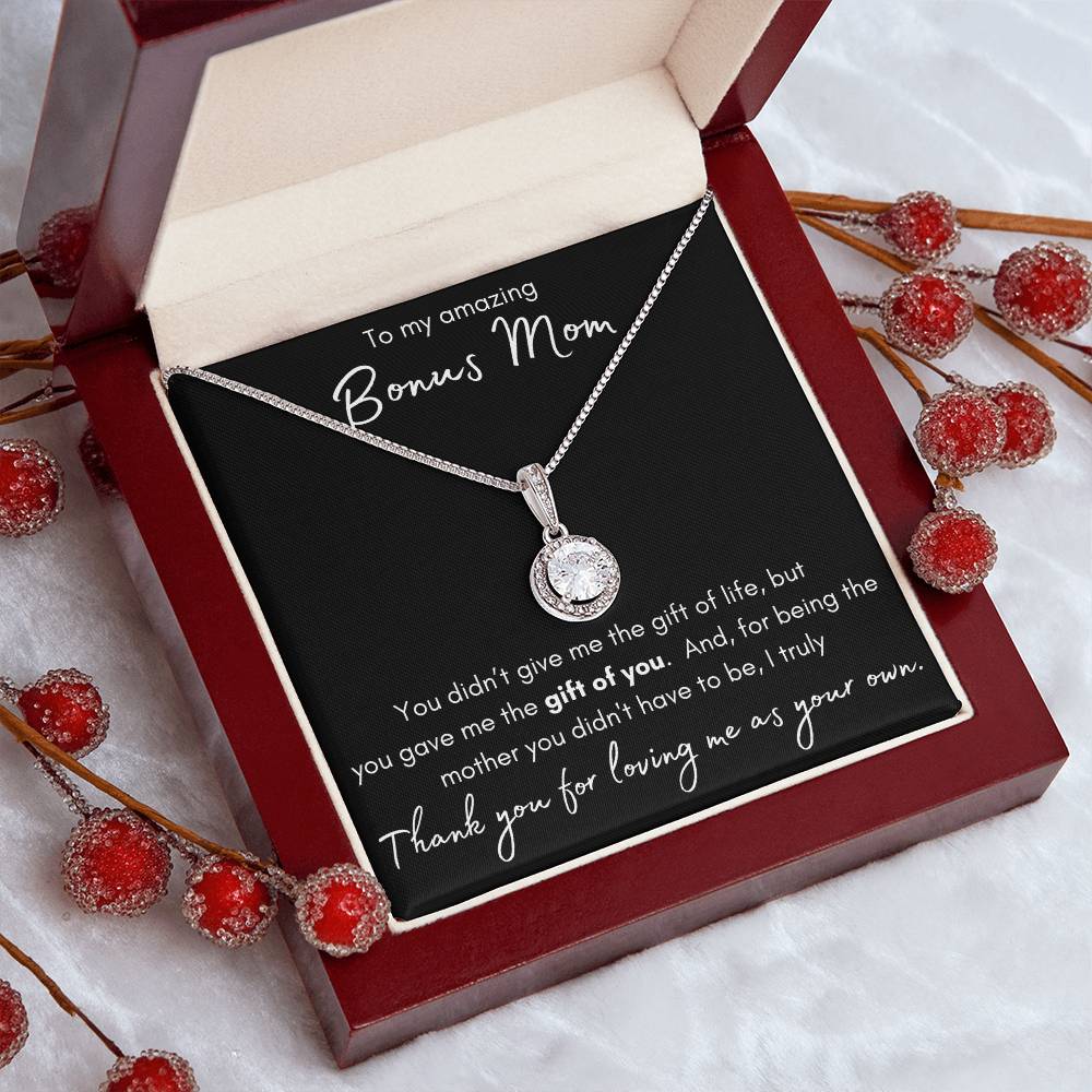 Bonus Mom, Step Mom, Step Mother, Mother In Law, Wedding Gift Necklace