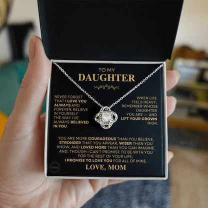 Beautiful Gift for Daughter From Mom - "I Love You Always And Forever"