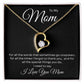 To My Mom Necklace Forever Love Necklace