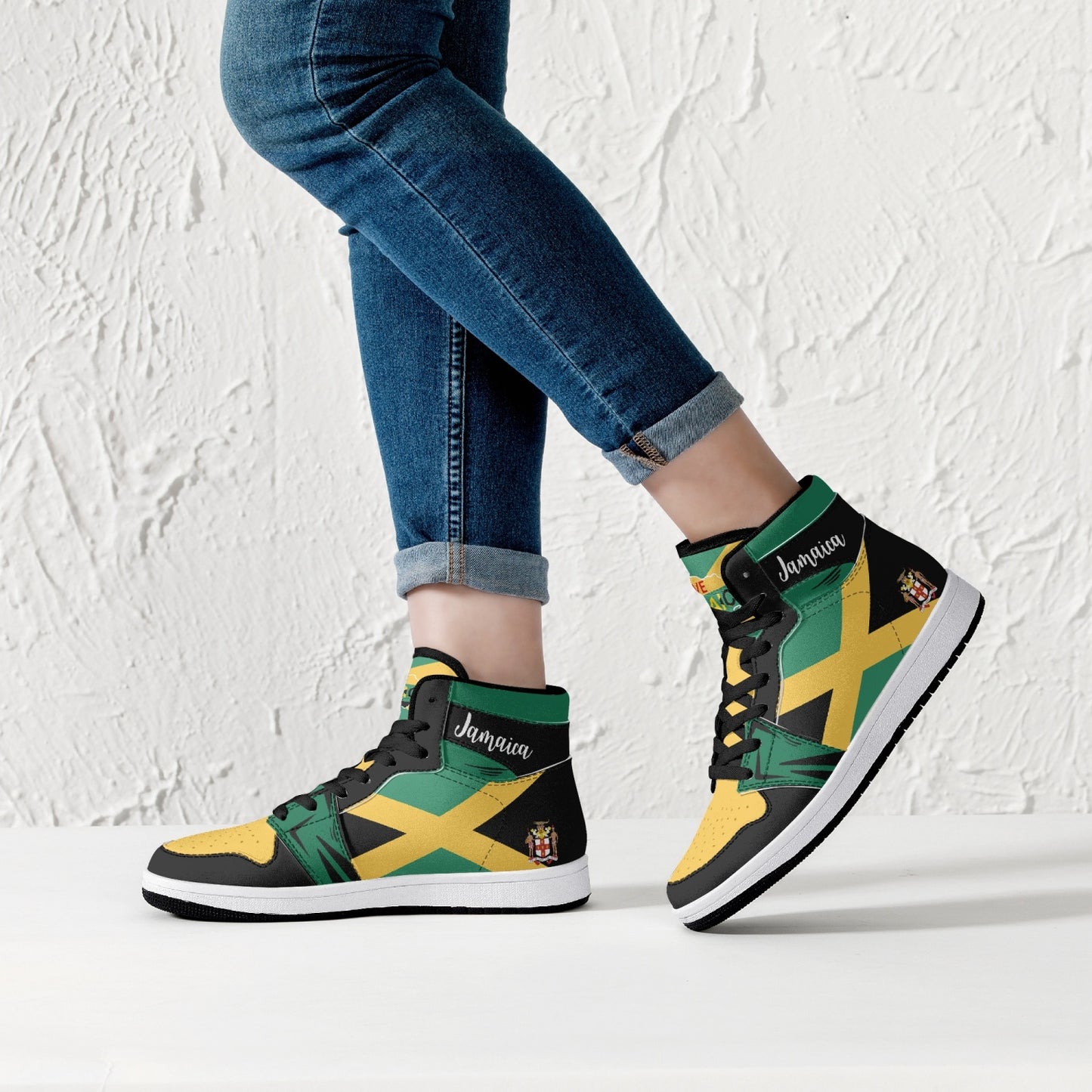 Jamaica Flag High Tops AJ1