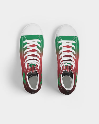 Kenya Flag Women's Hightop - White