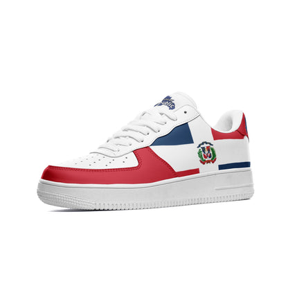 Dominican Republic flag sneakers side view of one sneaker