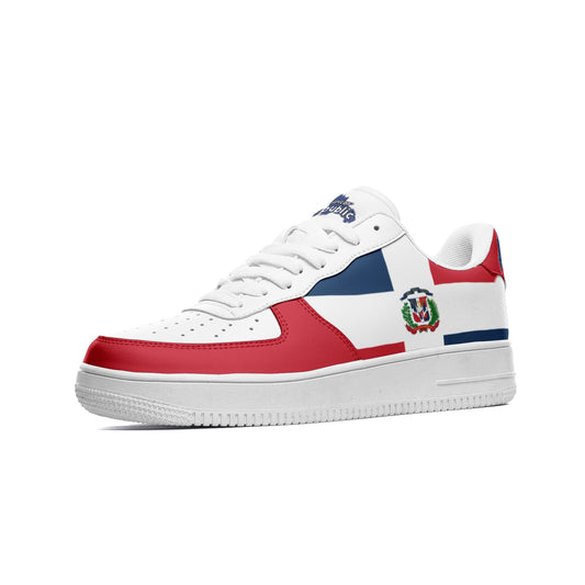 Dominican Republic flag sneakers side view of one sneaker