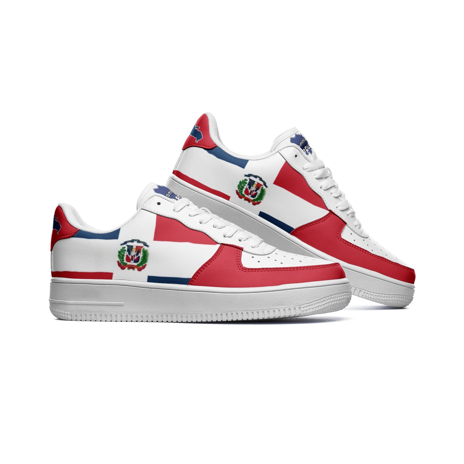 Dominican Republic flag sneakers side view