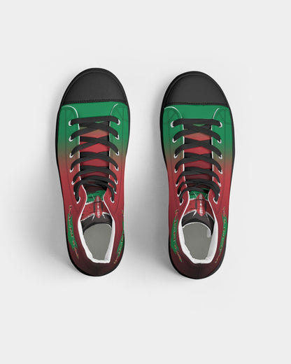 Kenya Flag Women's Hightop  - Black