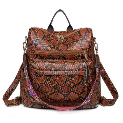 Large Soft PU Leather Backpack (Multiple patterns)