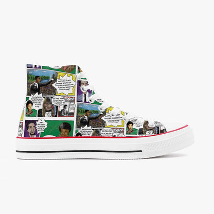 Black History Heroes High-Top Canvas Shoes