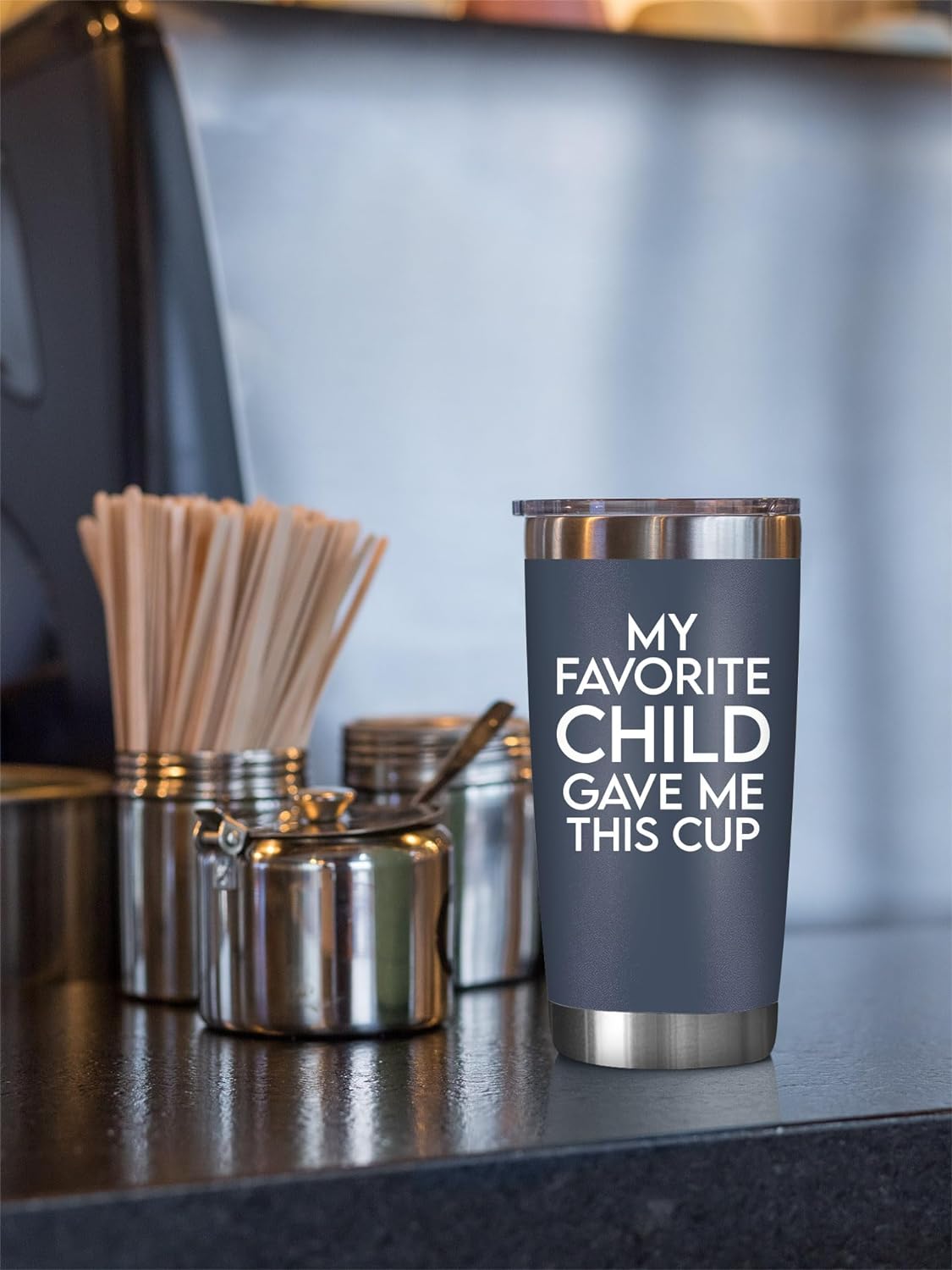 Personalized Dad Nutrition Facts Tumbler