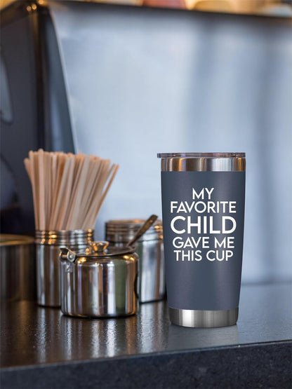 Personalized Dad Nutrition Facts Tumbler