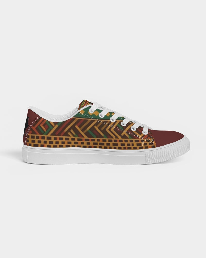 Kente 1.5 Women's Faux-Leather Sneaker -  Burgundy