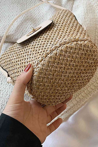 Straw Bucket Purse (2 options)