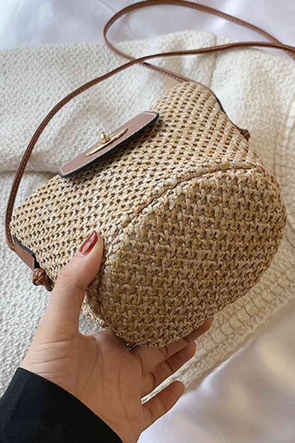 Straw Bucket Purse (2 options)