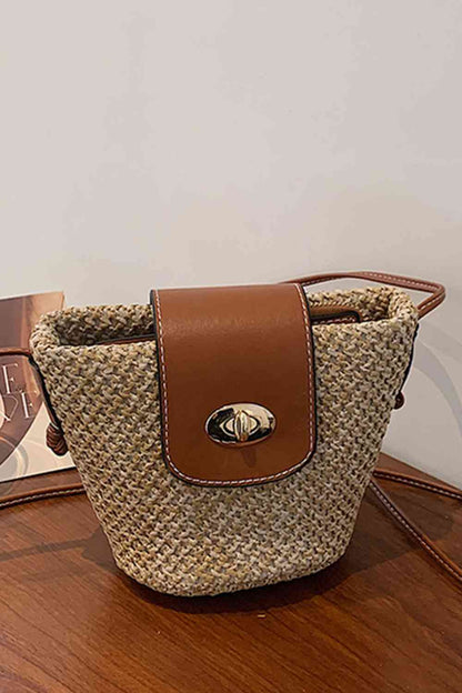 Straw Bucket Purse (2 options)