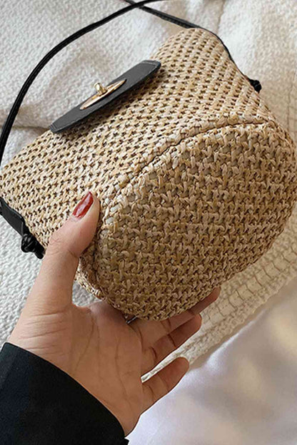 Straw Bucket Purse (2 options)