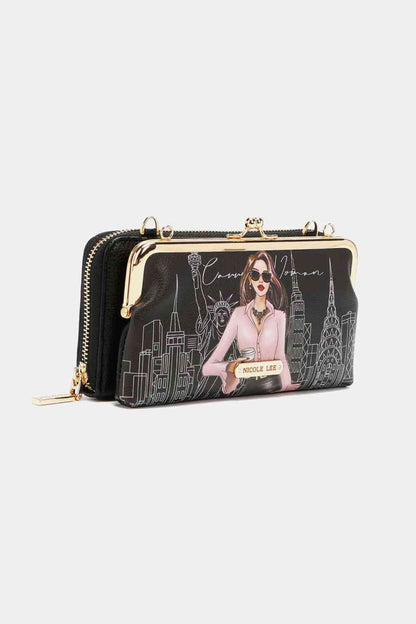 Nicole Lee Kiss Lock Crossbody Wallet (WON'T LAST!)