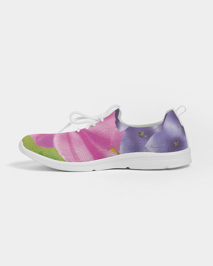 Floral Fields Women's Lace Up Flyknit Shoe